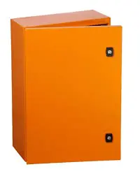 [OL705025-O] 700x500x250 Orange Steel Enclosure 